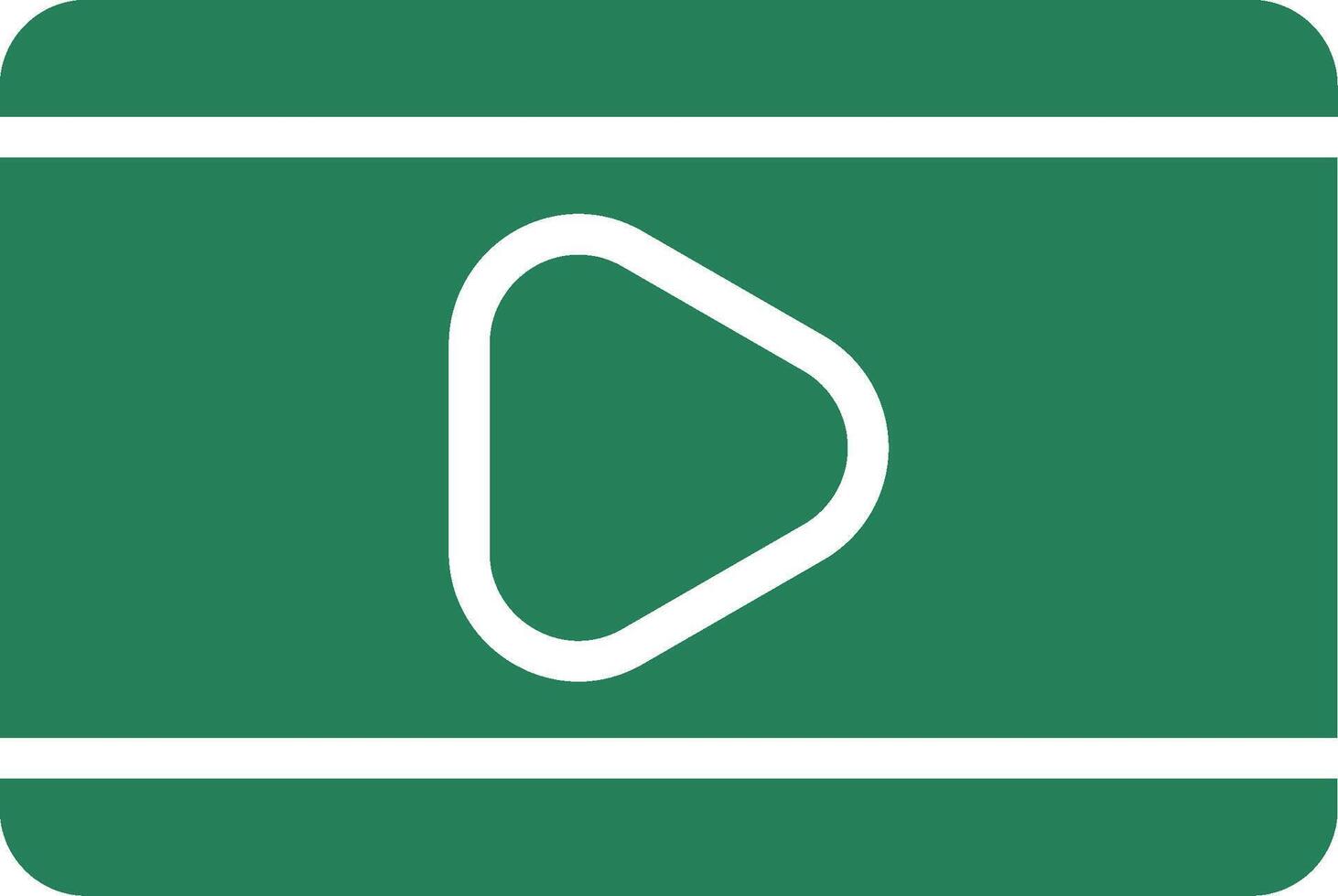 Video Play Creative Icon Design vector