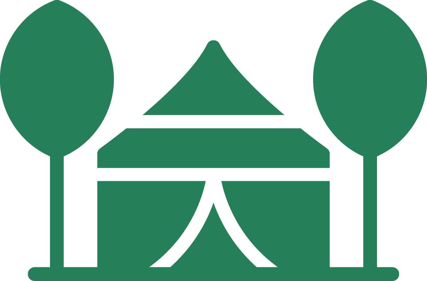Tent Creative Icon Design vector