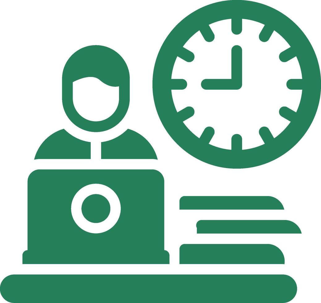 Work Habits Creative Icon Design vector