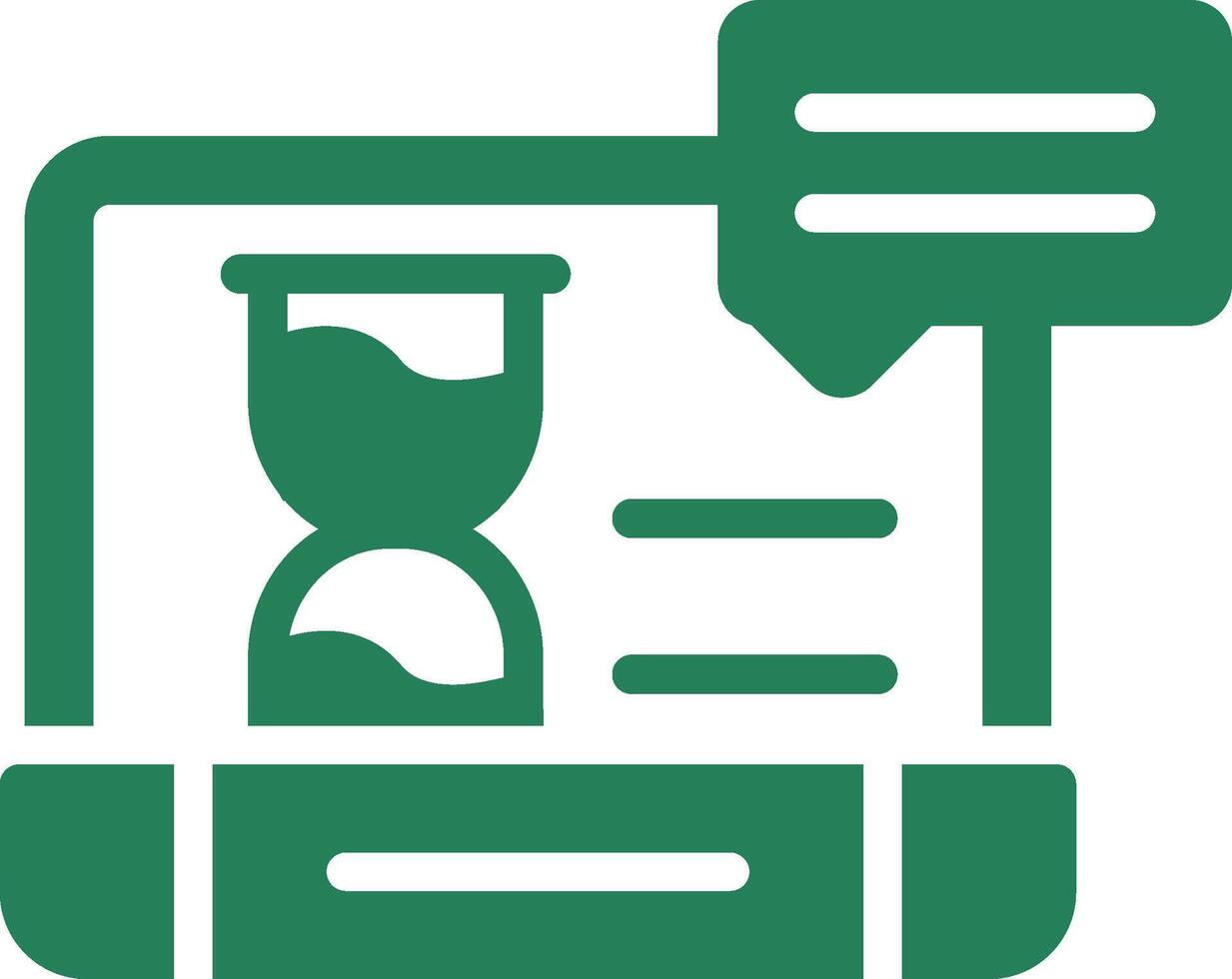 Time Tracker App Creative Icon Design vector