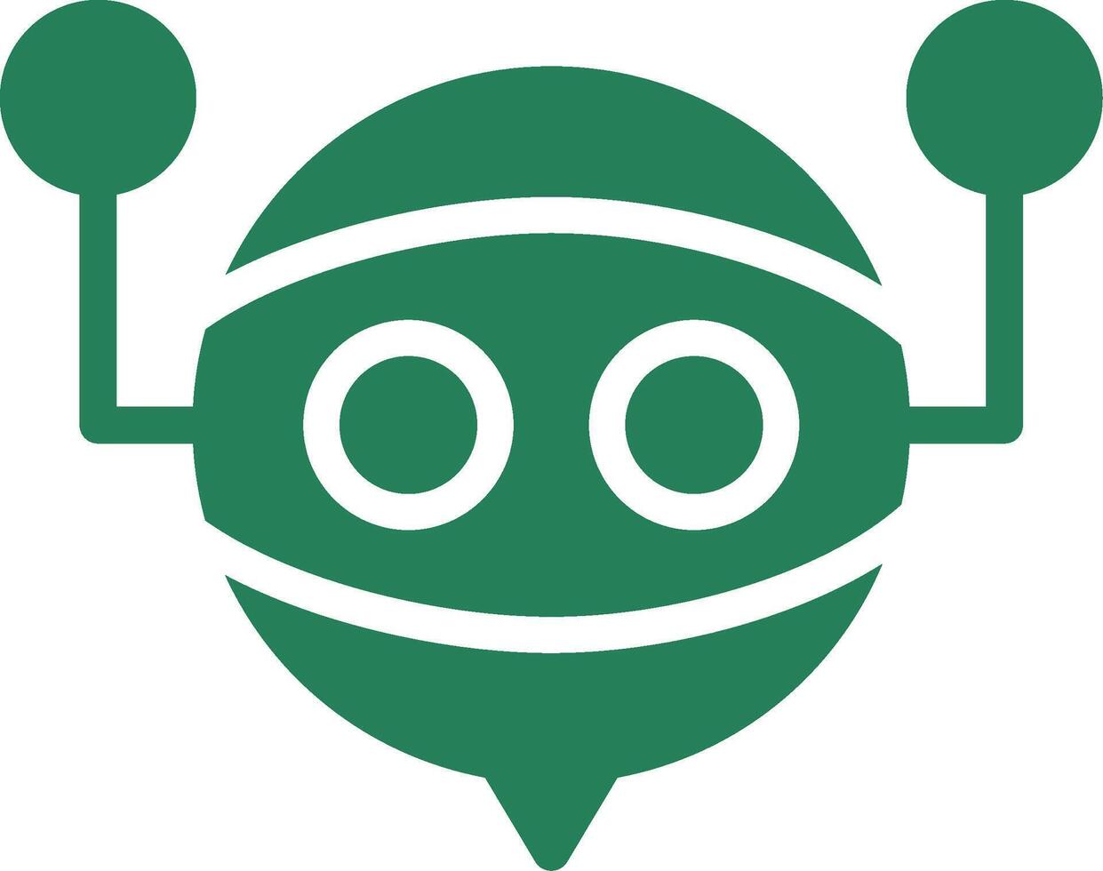 Virtual Assistant Creative Icon Design vector