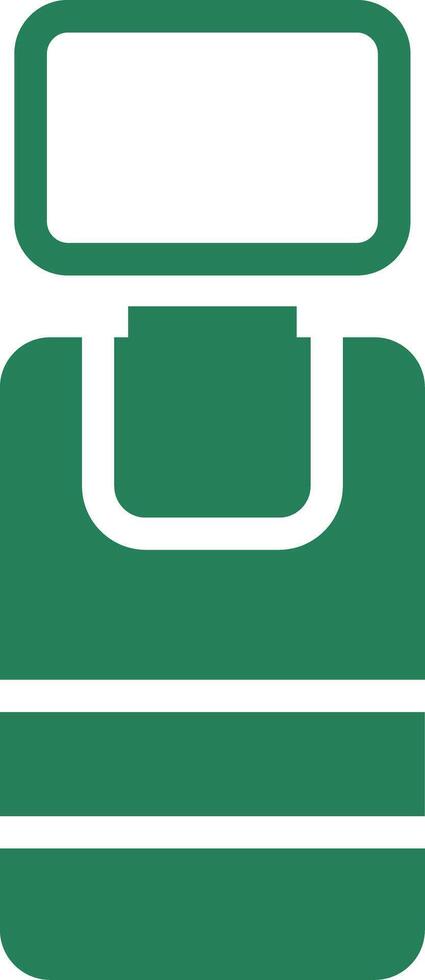Self Service Terminal Creative Icon Design vector