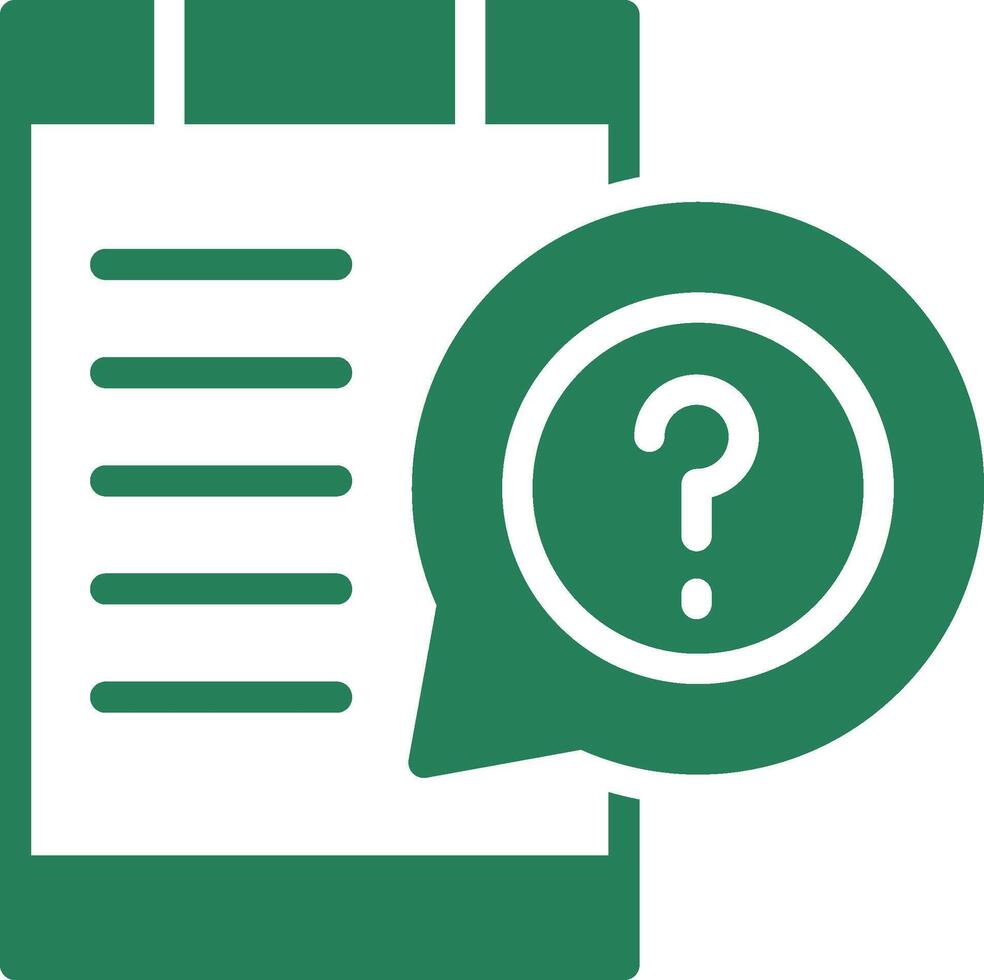 Question Creative Icon Design vector