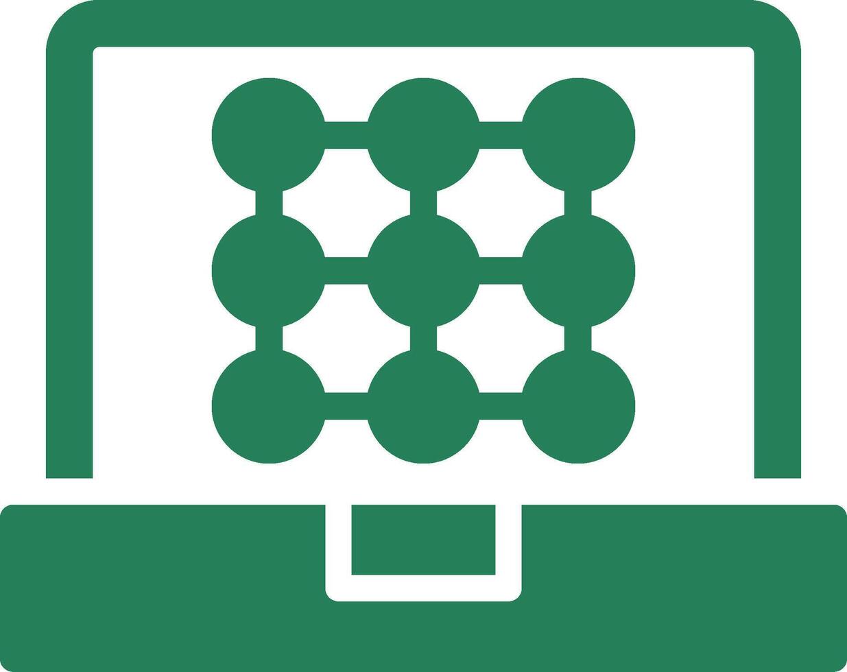 Pattern Recognition Creative Icon Design vector