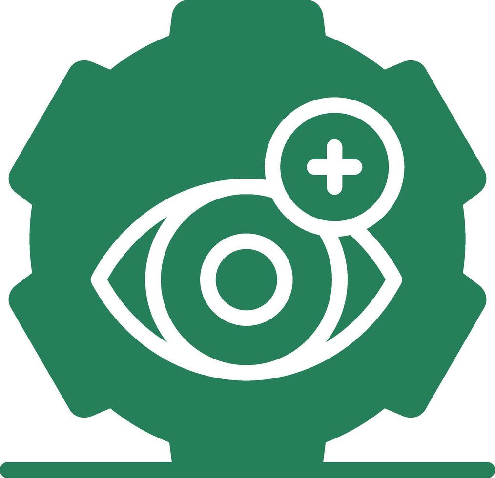 Optometry Practice Creative Icon Design vector