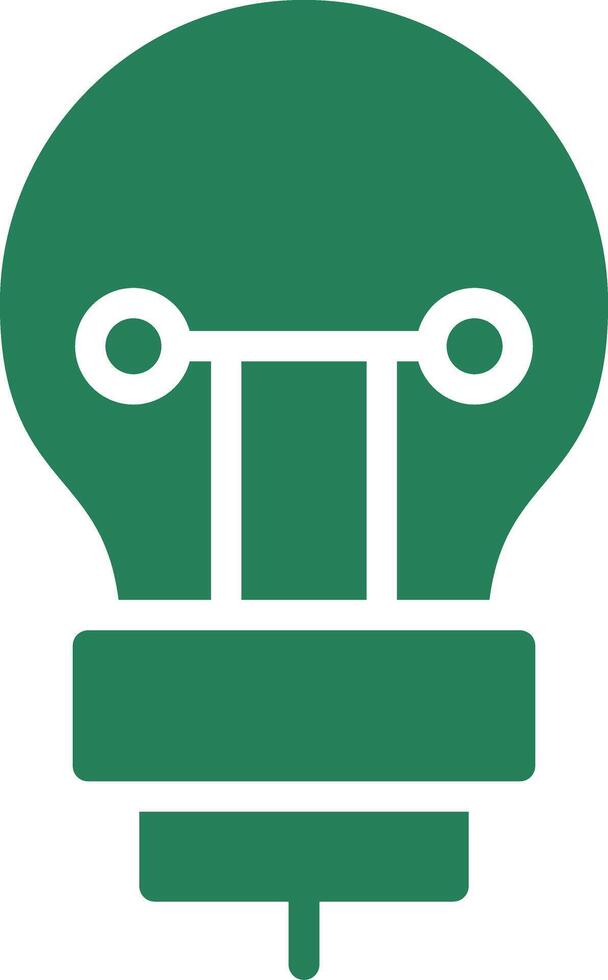 Bulb Creative Icon Design vector