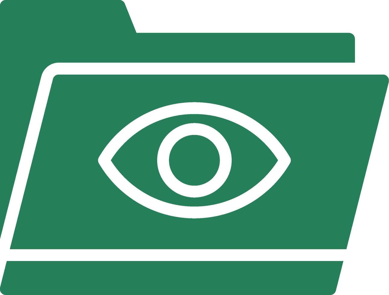 Watchlist Folder Creative Icon Design vector