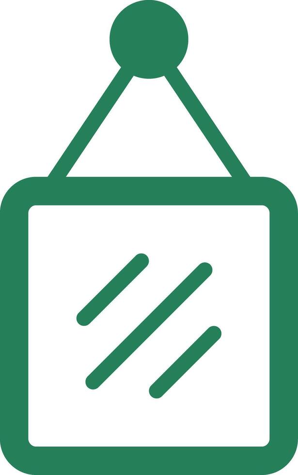 Mirror Creative Icon Design vector