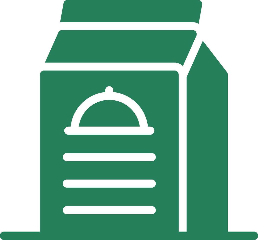 Prepackaged Food Creative Icon Design vector
