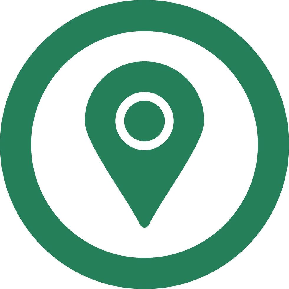 Location Pin Creative Icon Design vector