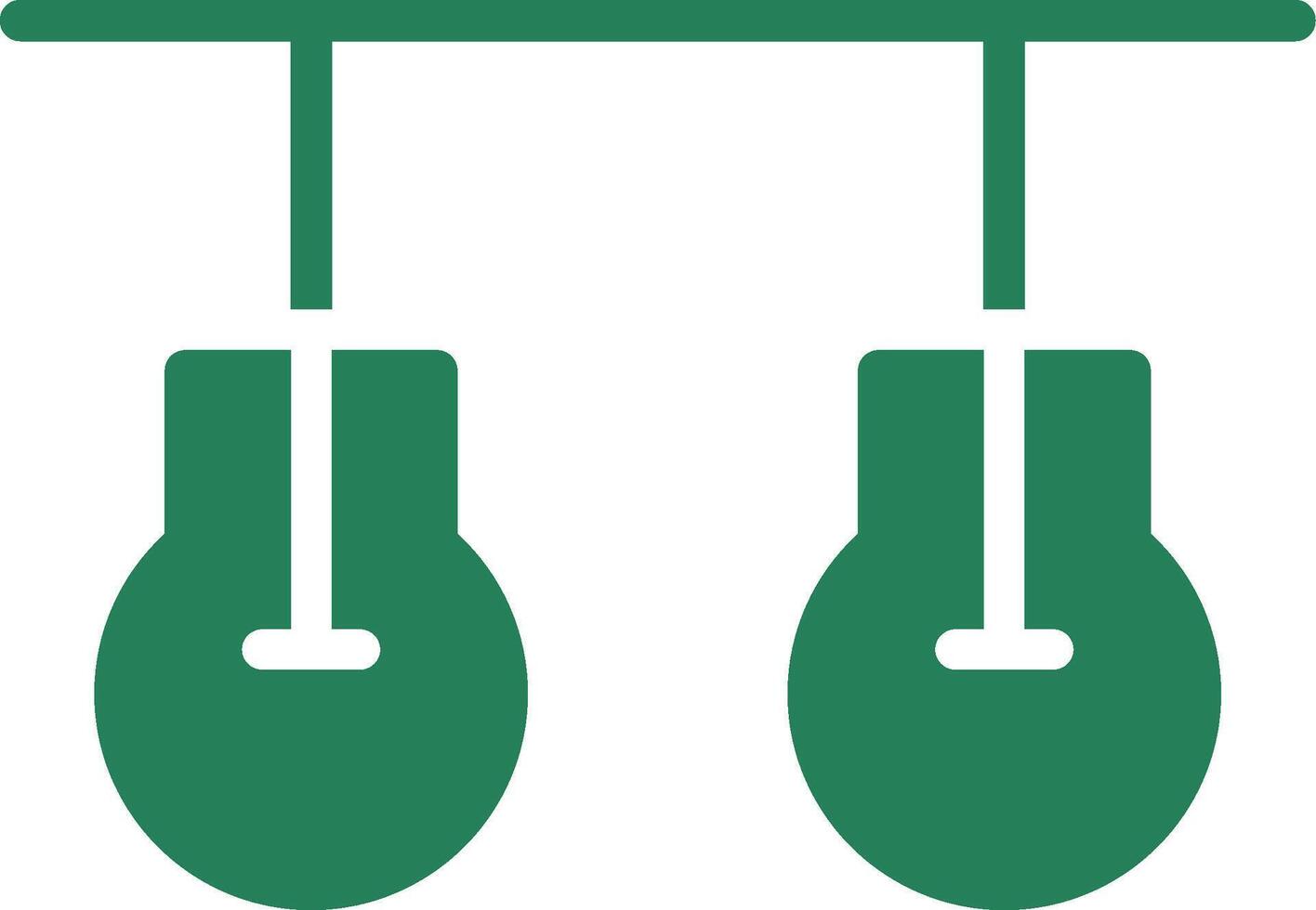 Ceiling Light Creative Icon Design vector