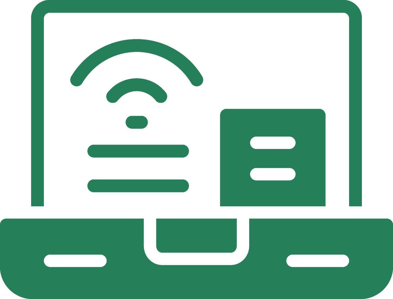 Wifi Connection Creative Icon Design vector