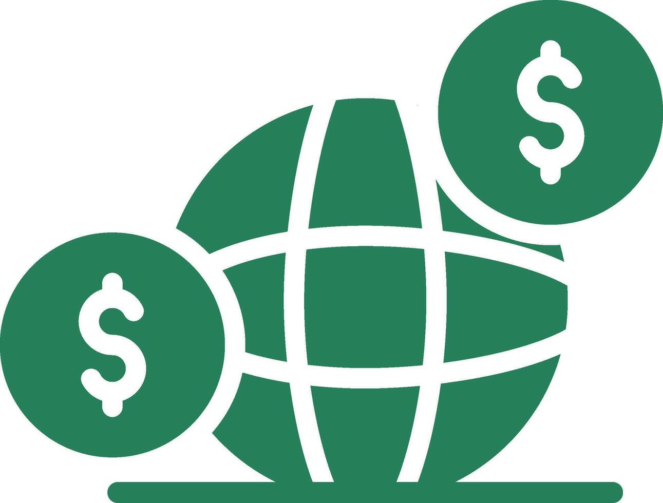 Offshore Banking Creative Icon Design vector
