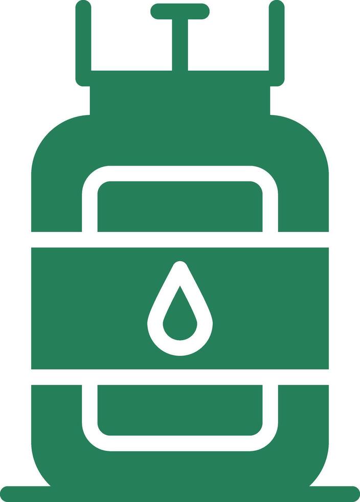 Gas Cylinder Creative Icon Design vector