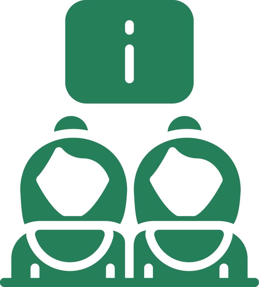 Internal Meeting Creative Icon Design vector