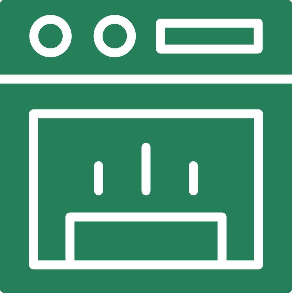 Stove Creative Icon Design vector