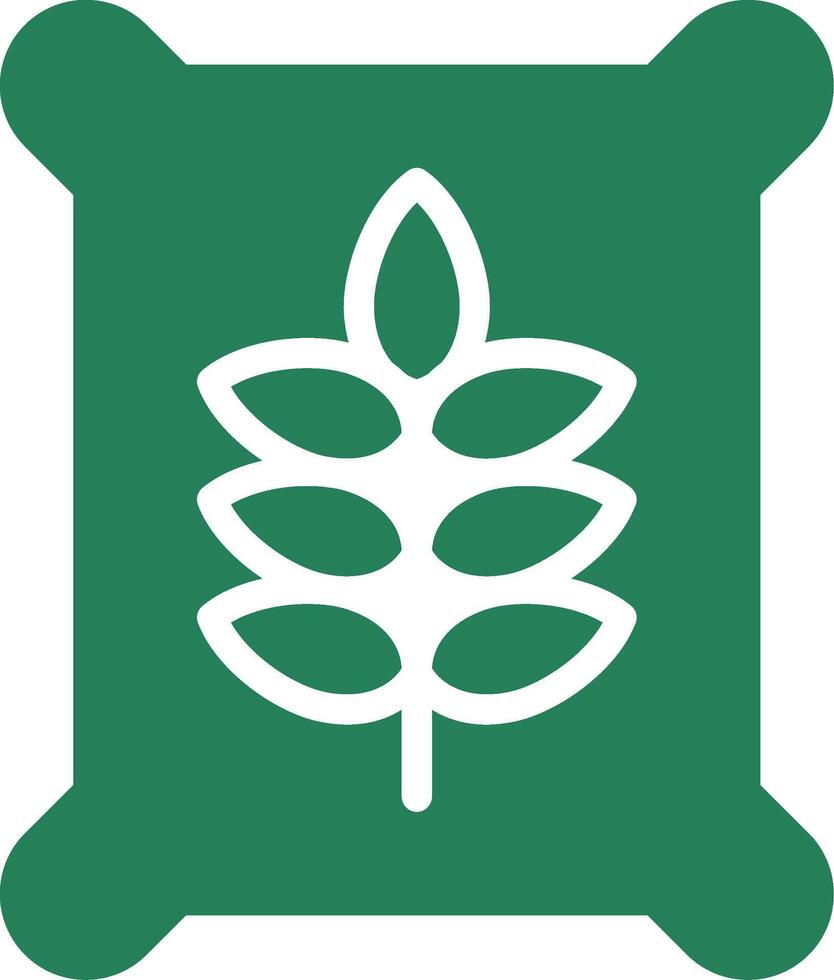 Seed Bag Creative Icon Design vector