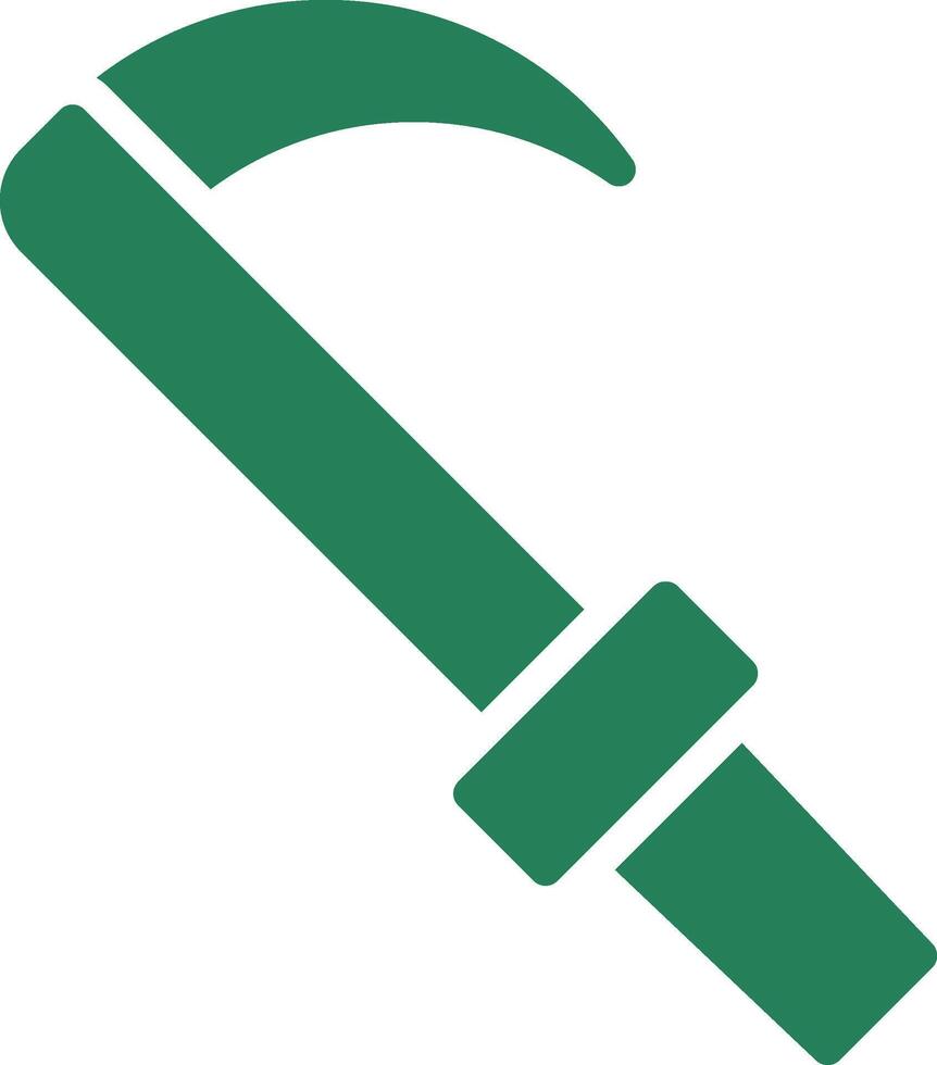 Scythe Creative Icon Design vector