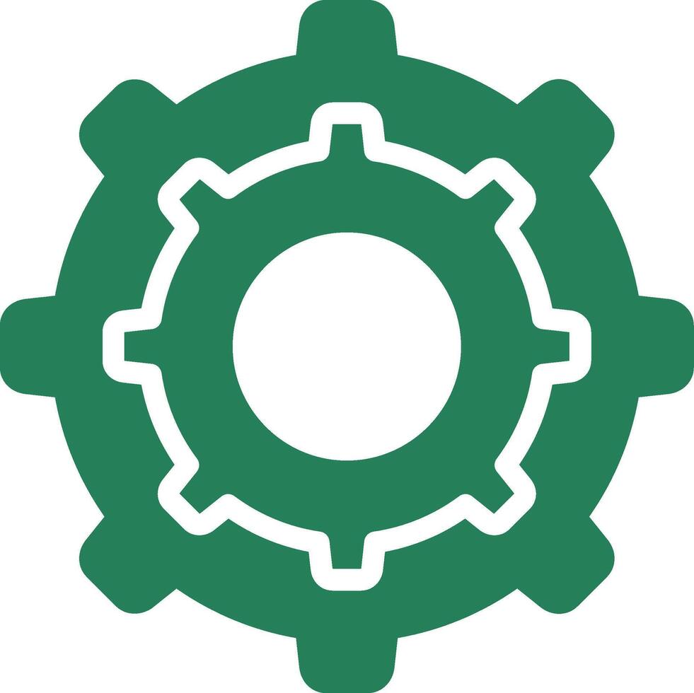 Setting Creative Icon Design vector