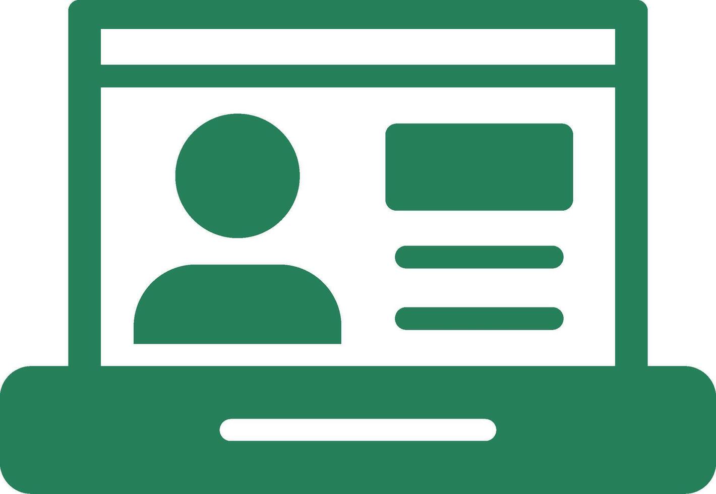 Online Class Creative Icon Design vector