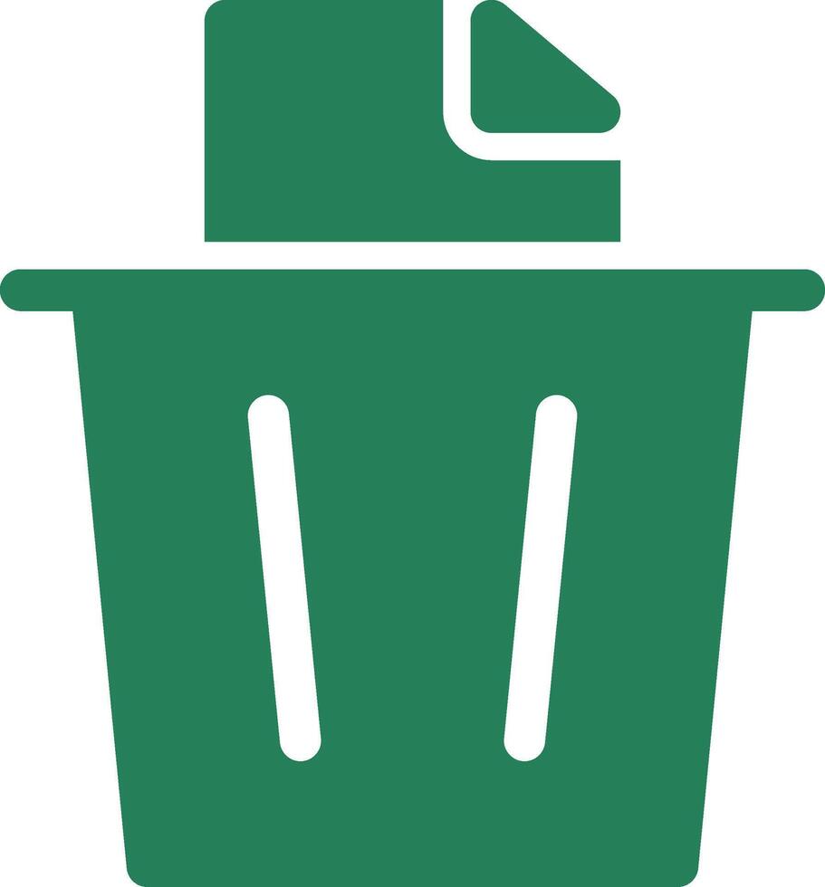 Paper Bin Creative Icon Design vector