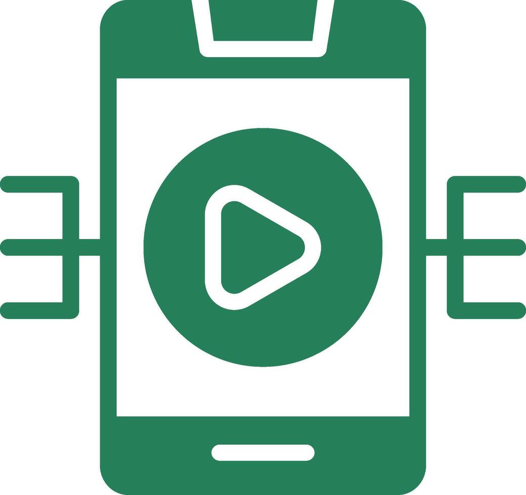 Live Streaming Creative Icon Design vector