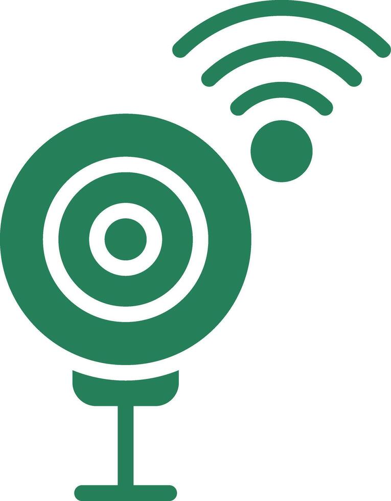 Smart Webcam Creative Icon Design vector