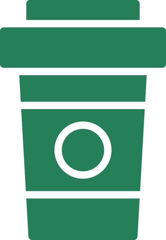 Paper Cup Creative Icon Design vector