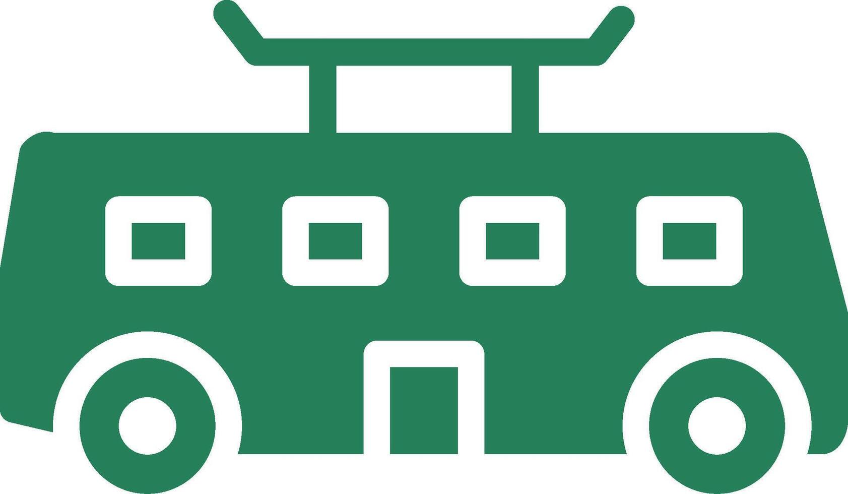 Tramcar Creative Icon Design vector