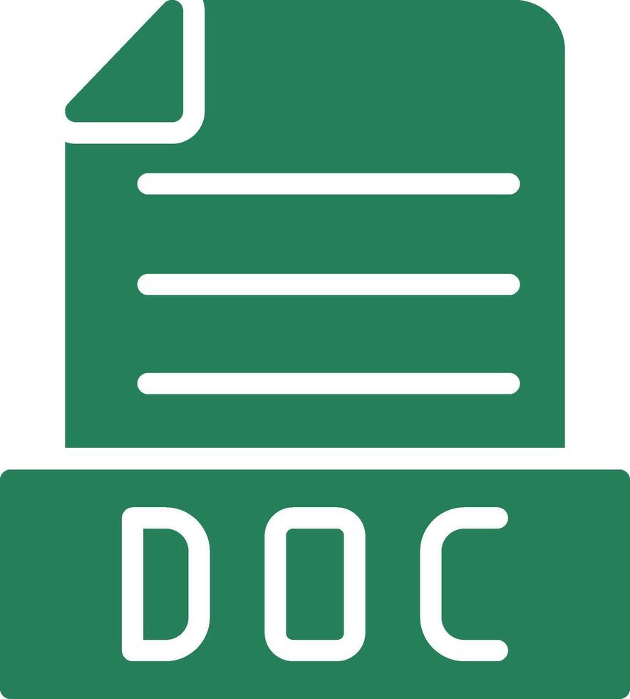 Doc Creative Icon Design vector