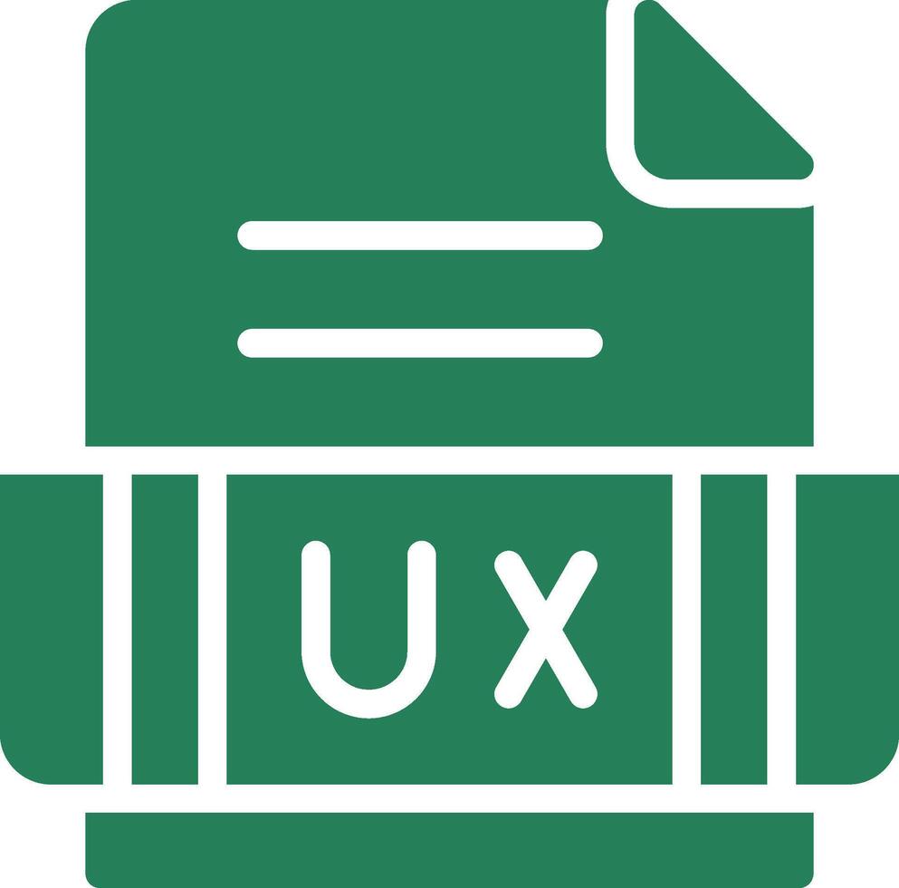 Ux Format Creative Icon Design vector