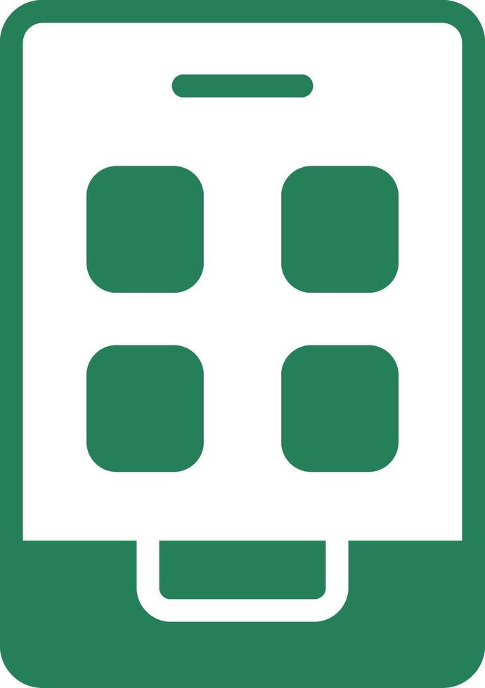 Mobile App Creative Icon Design vector
