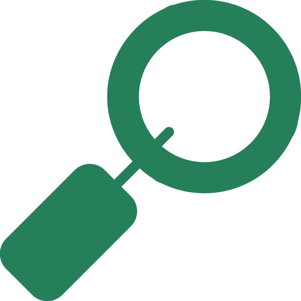 Magnifying Glass Creative Icon Design vector