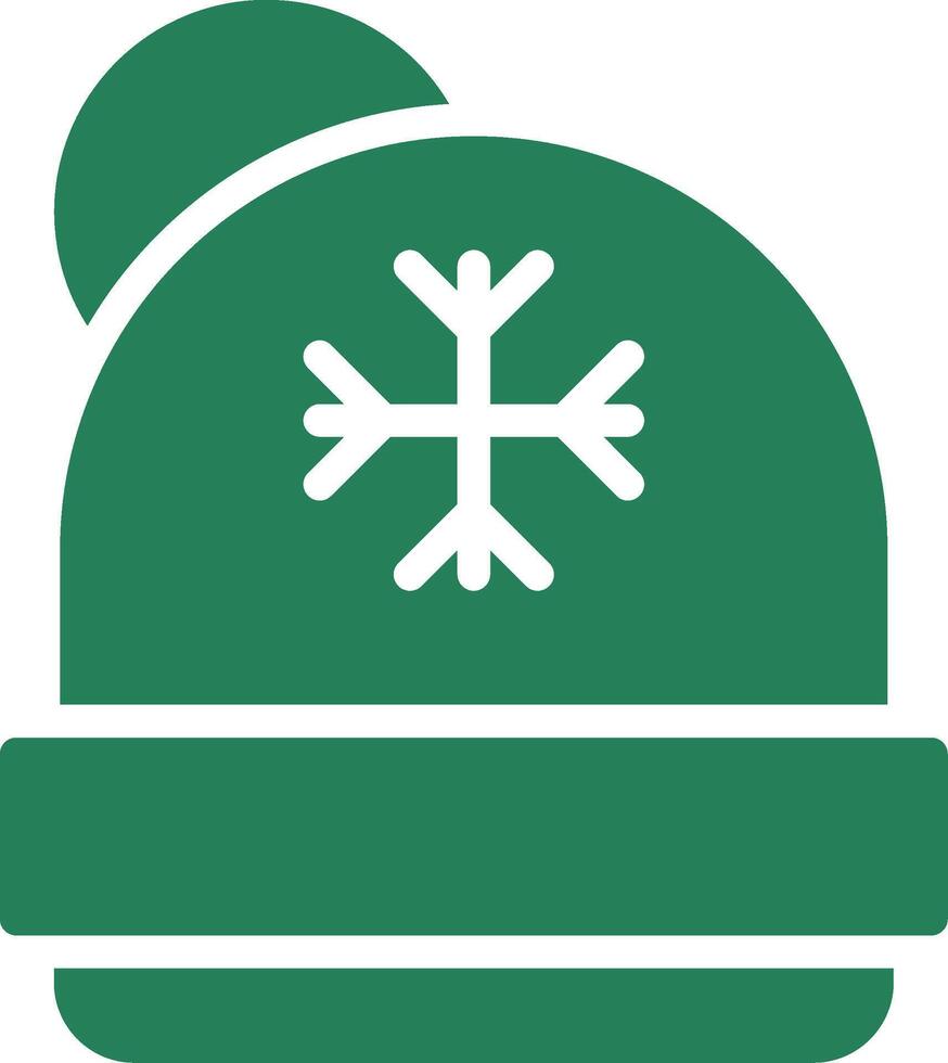 diseño de icono creativo de gorro vector