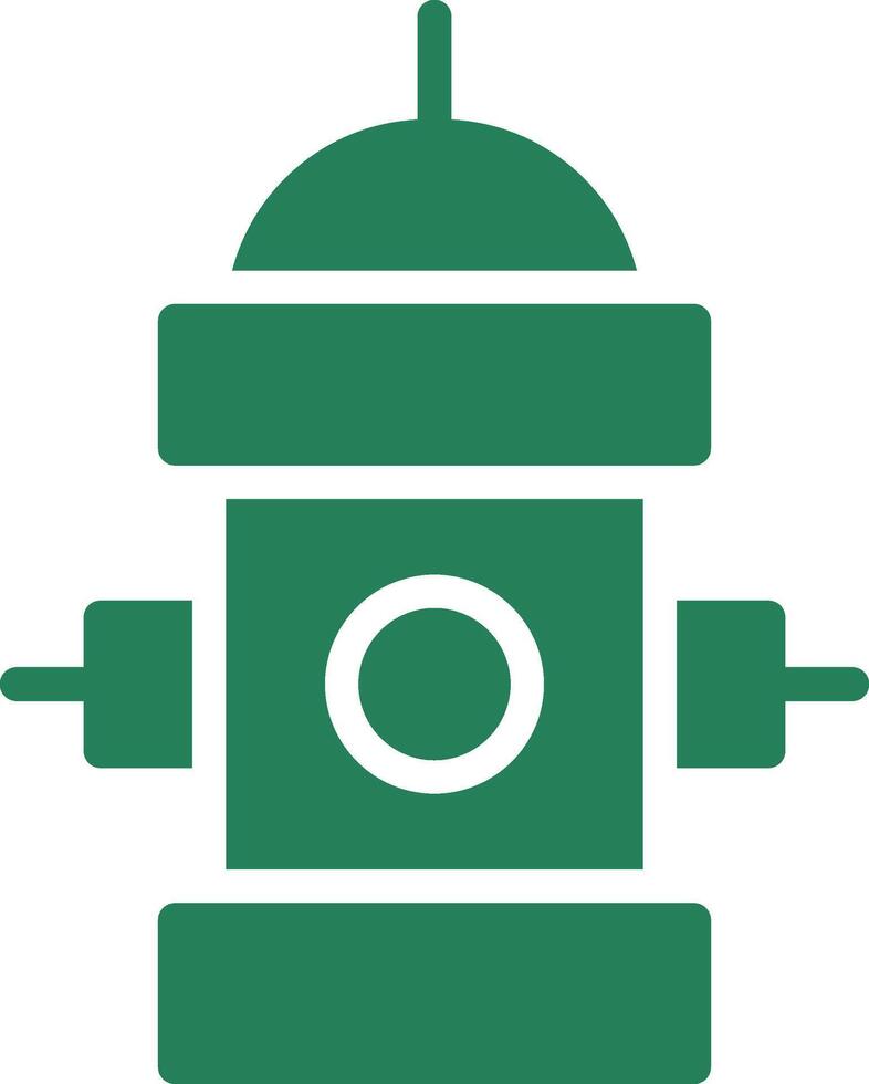 Fire Hydrant Creative Icon Design vector