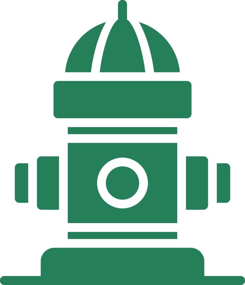 Fire Hydrant Creative Icon Design vector