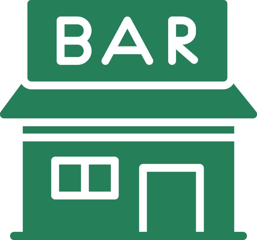 Bar Creative Icon Design vector