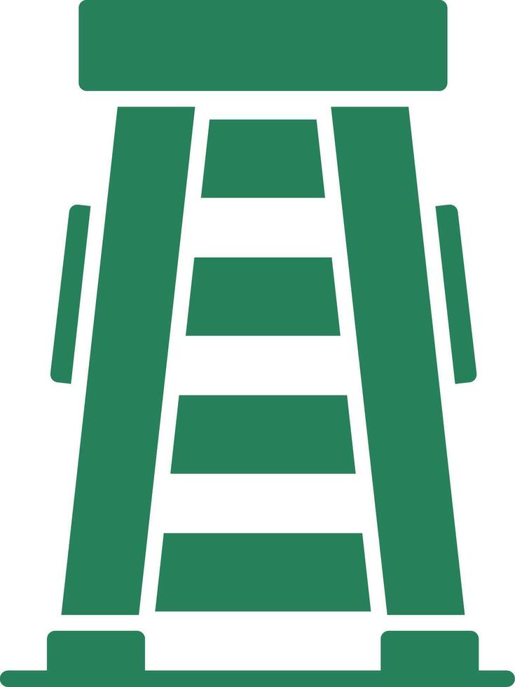 diseño de icono creativo de escalera vector