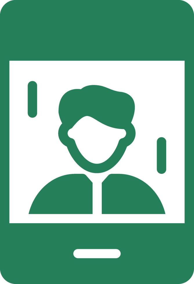 Influencer Male Creative Icon Design vector