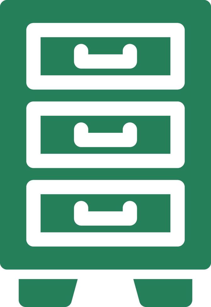 Filing Cabinet Creative Icon Design vector