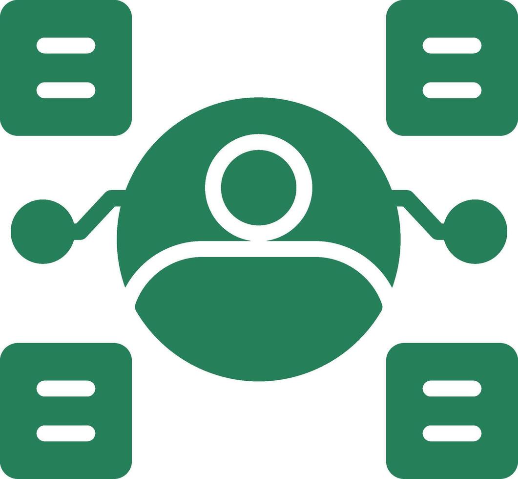 User Predictions Creative Icon Design vector