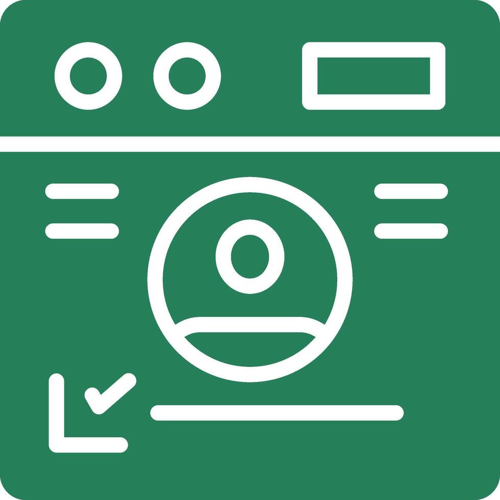 Personal Information Creative Icon Design vector