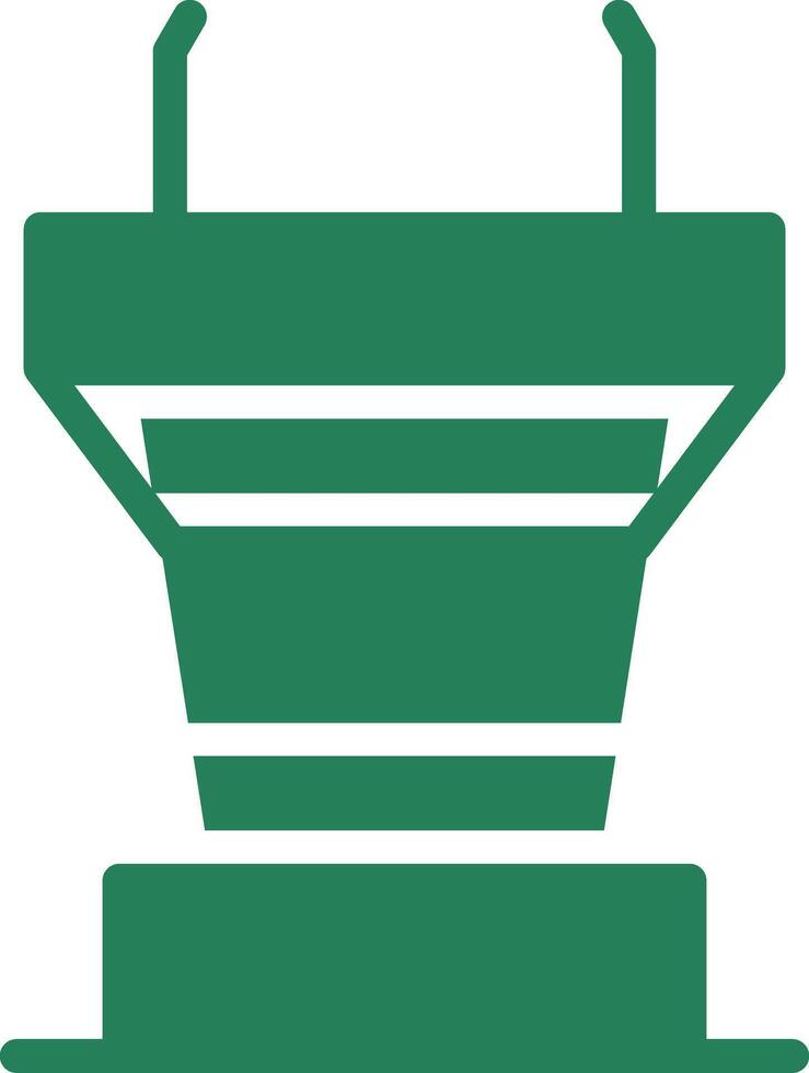Podium Creative Icon Design vector