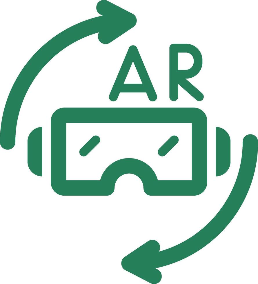 Vr Glasses Creative Icon Design vector