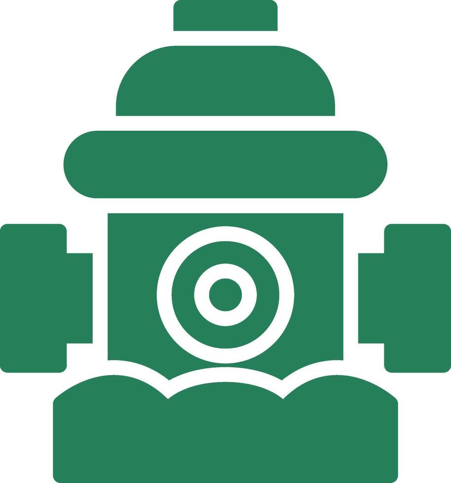 Fire Hydrant Creative Icon Design vector