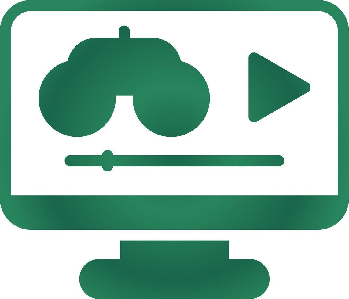 Game Streaming Creative Icon Design vector