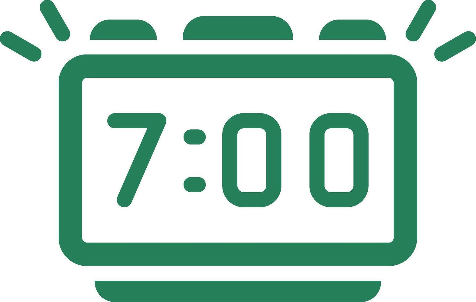 diseño de icono creativo de alarma vector