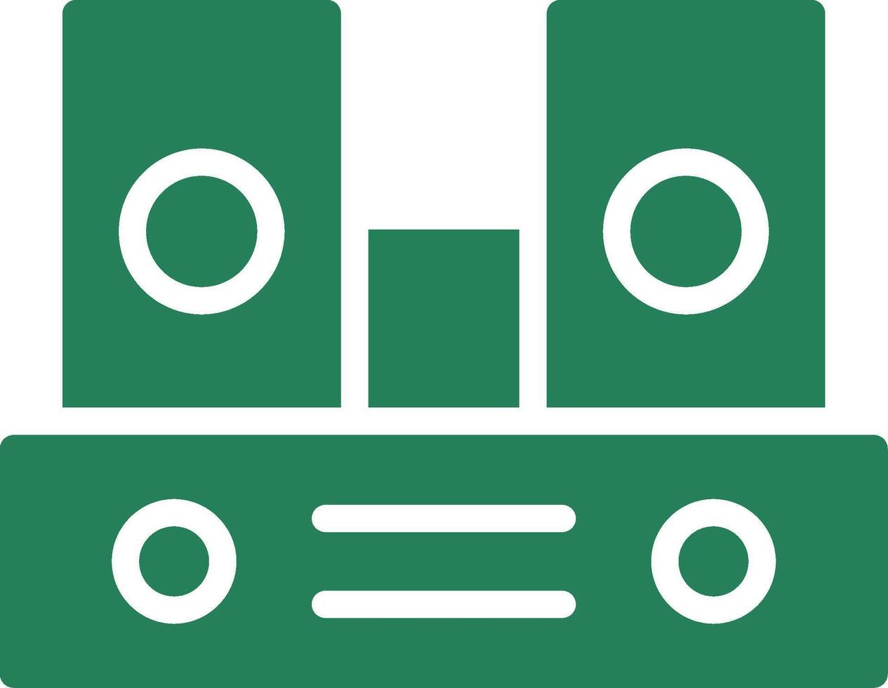 Speakers Creative Icon Design vector