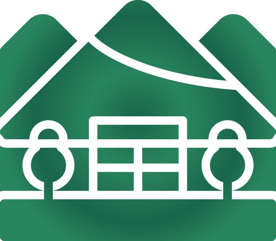 Igloo Landscape Creative Icon Design vector