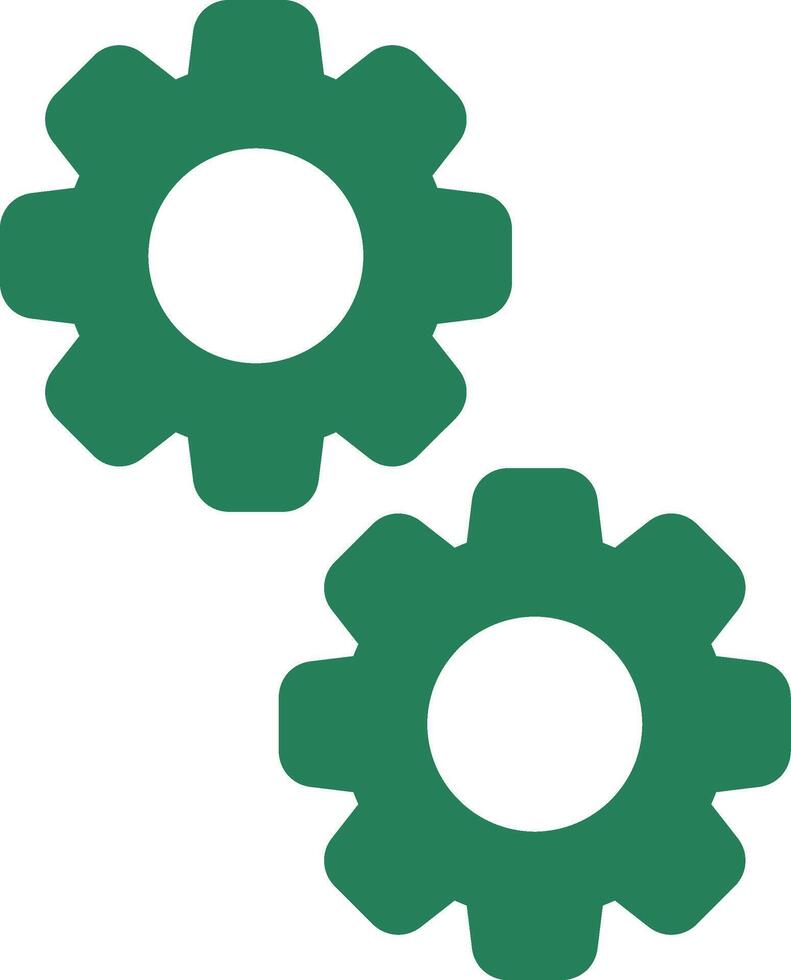 Gears Creative Icon Design vector